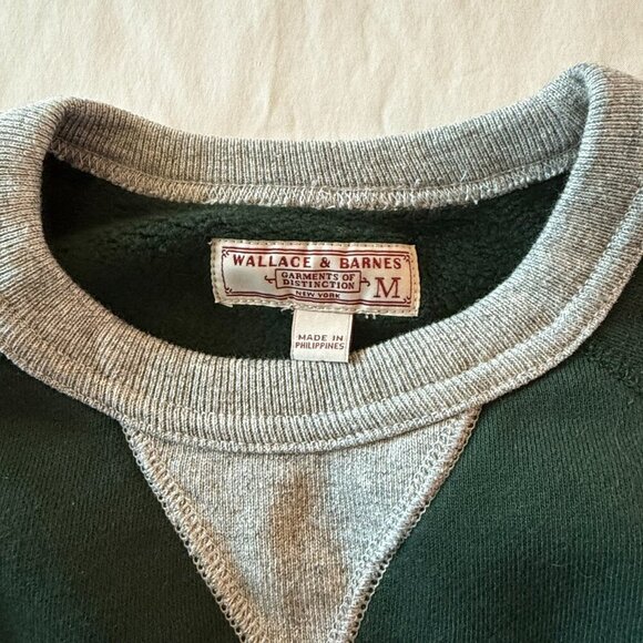 JCrew Wallace & Barnes Colorblock Sweatshirt - Picture 2 of 2